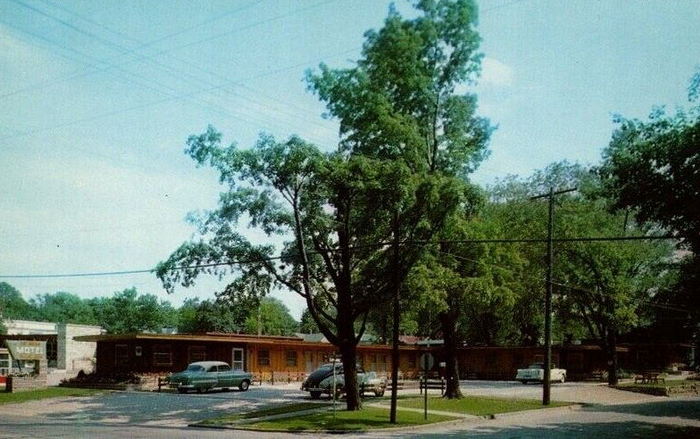 Wood Motel - Old Postcard Shot